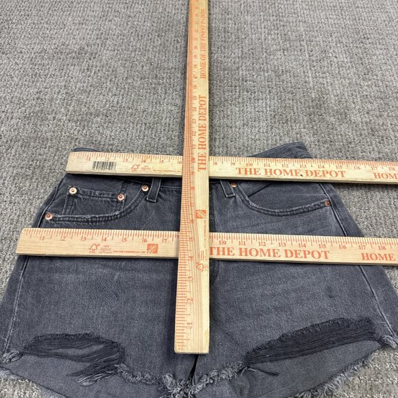 Levi’s 501 Shorts Black Pockets Women’s Size 26 - Picture 6 of 11